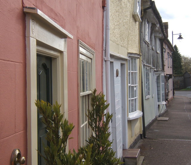 Row of cottages, High Street, Ixworth