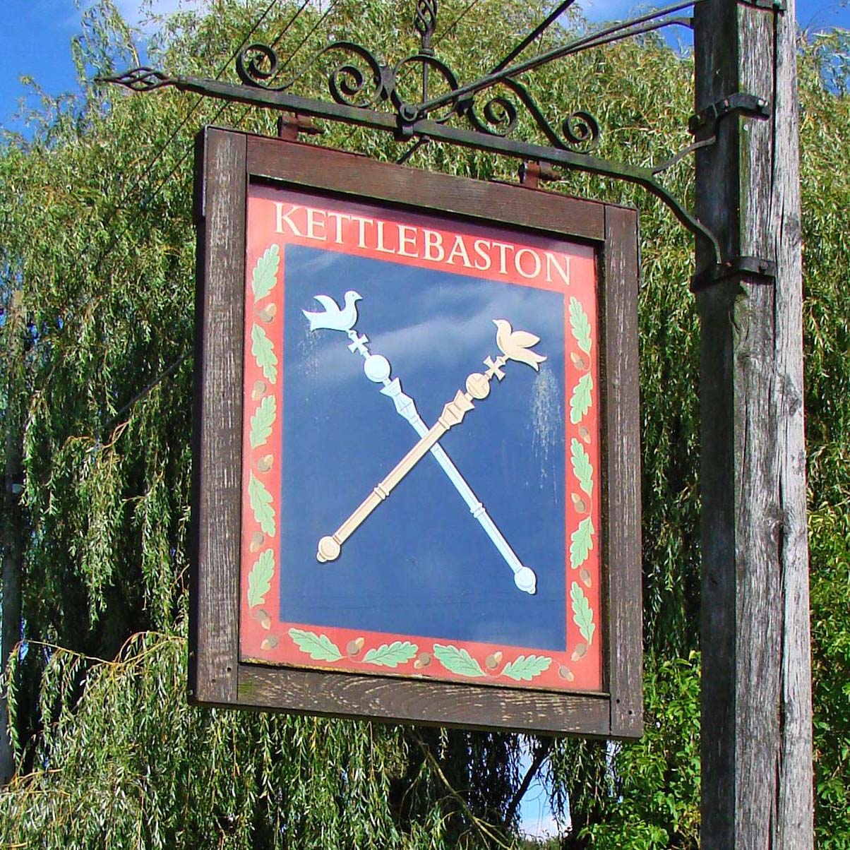 Kettlebaston village sign