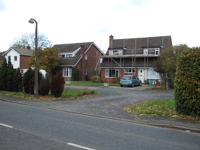 Houses on Holmes Chapel Road, Lach Dennis