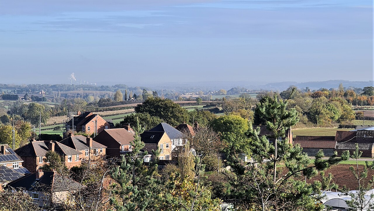 View from North-East viewing platform, Gedling Country Park
