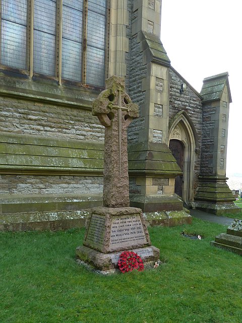 War memorial, Leighton church