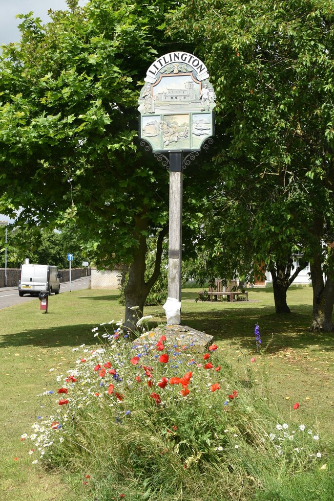 Litlington village sign