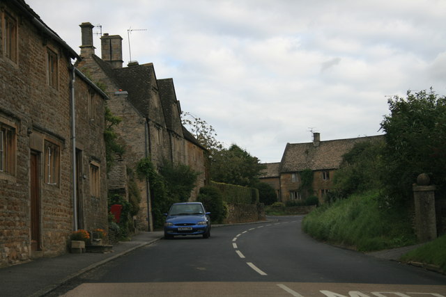Village street, Little Rissington