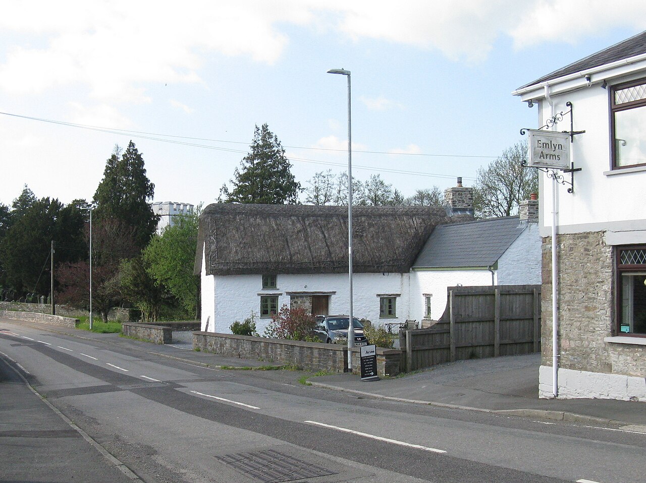 Thatched house at Llanarthne