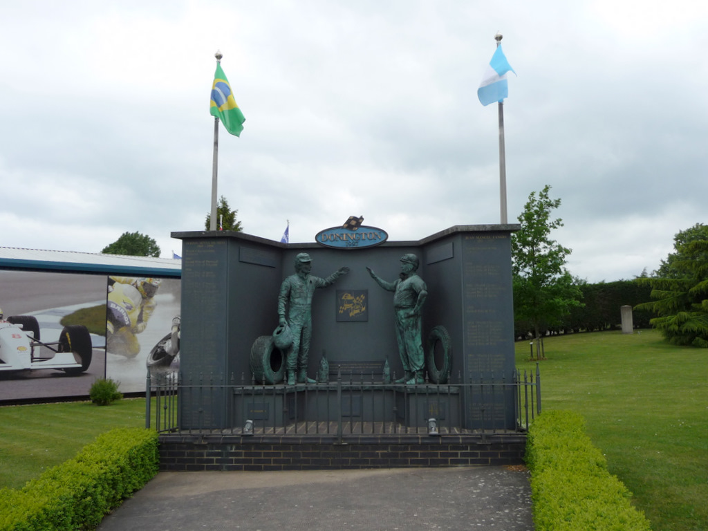 Senna Fangio Memorial, Donington Grand Prix Motor Museum, Castle Donington