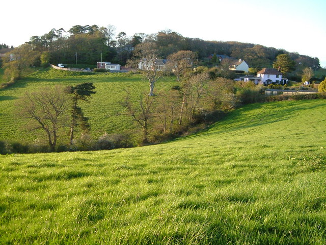 Vicarage Lane, Longdown from Perridge Cross