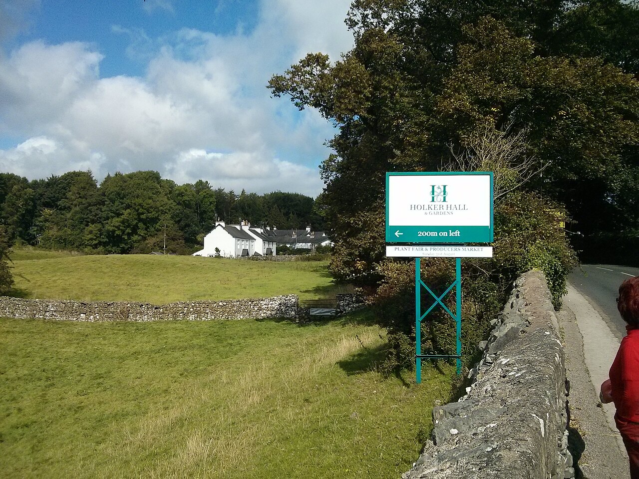 Holker hall sign