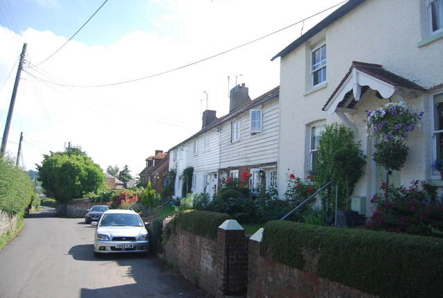 Weatherboarded cottages, Butcher's Lane