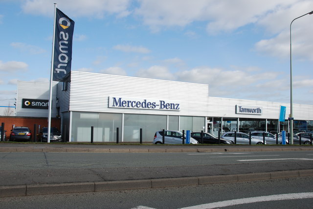 Mercedes-Benz garage at Mile Oak,Tamworth