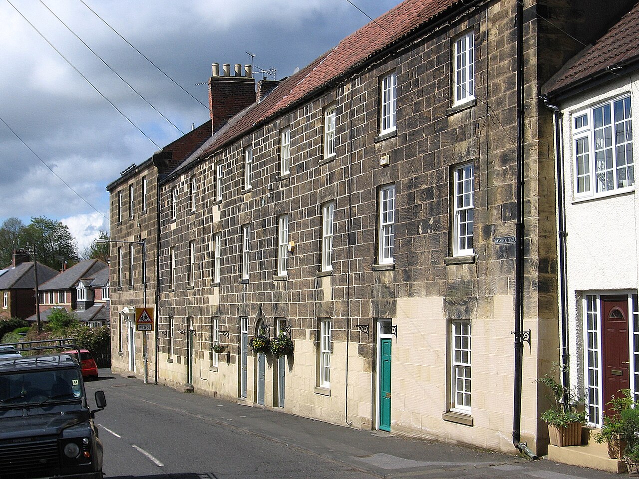 Morpeth - stone terrace on Dogger Bank