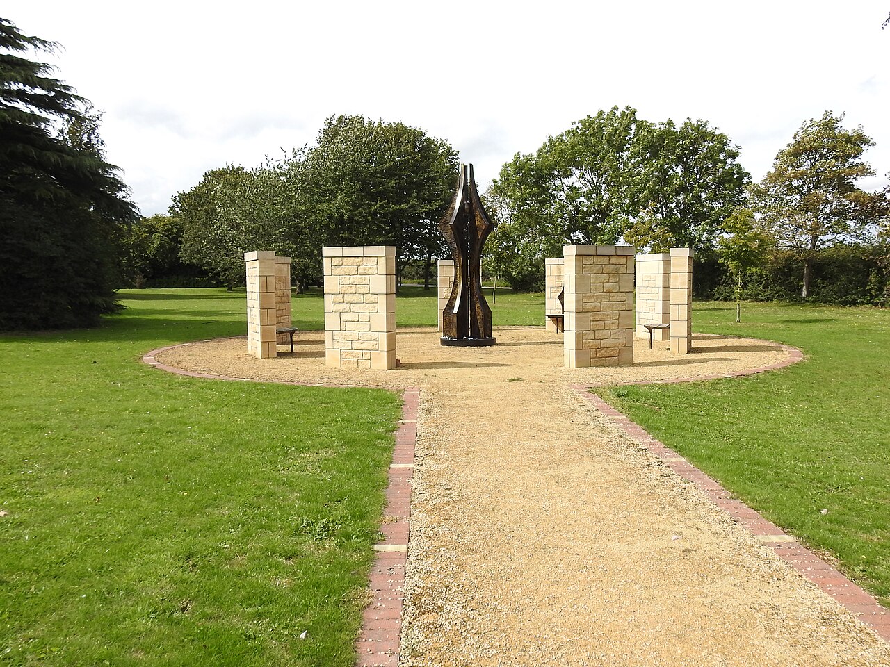 Memorial at Lincolnshire Police headquarters, Nettlesham