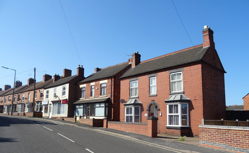 Houses on High Street, Newhall, Swadlincote