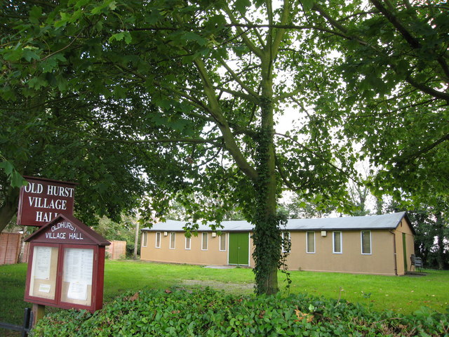 Old Hurst - the village hall.