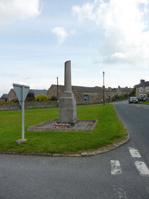War Memorial, Over Kellet Village Green