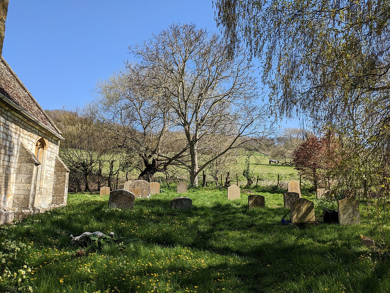 Churchyard at St. John the Baptist church (Oxenton)
