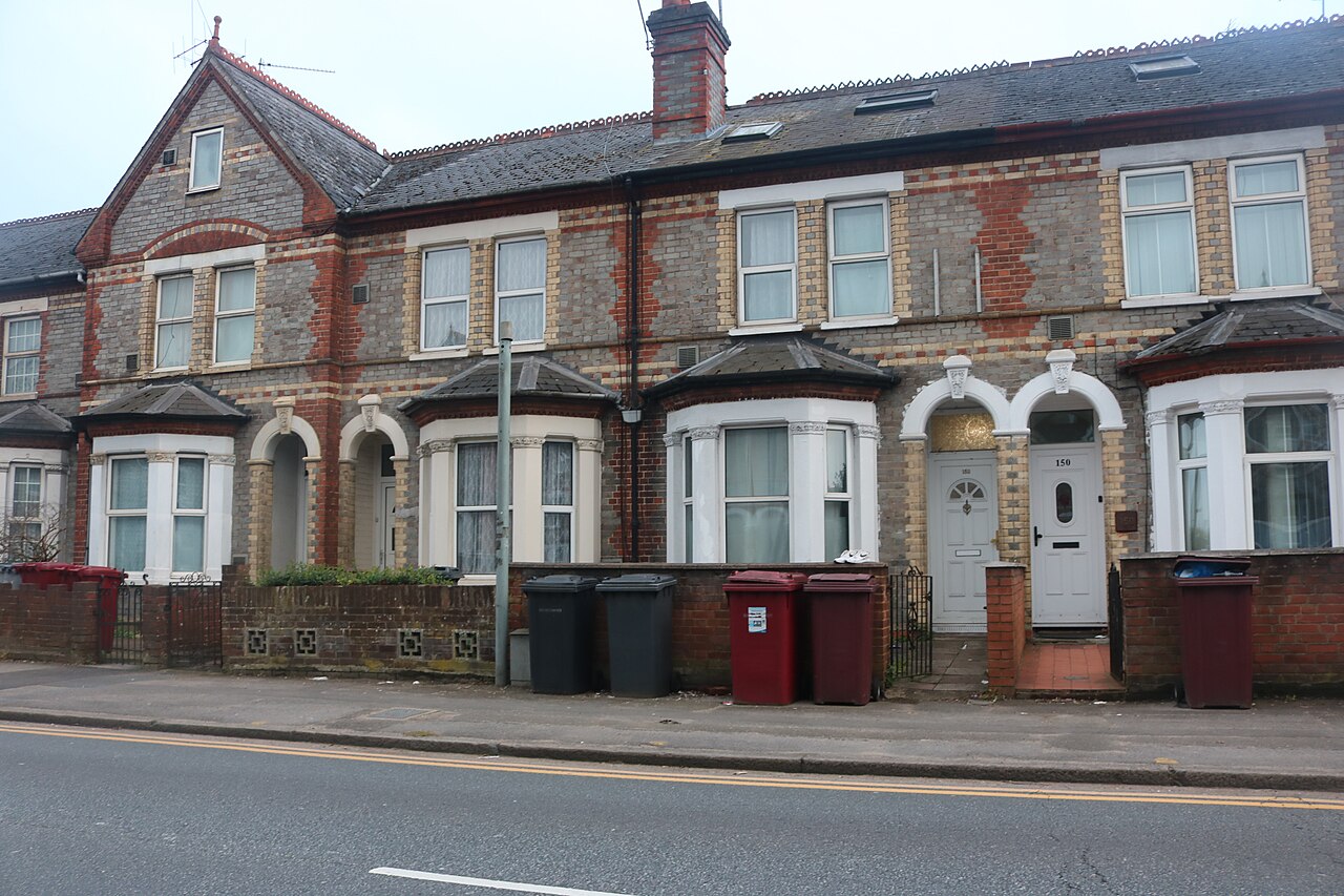 Victorian terrace on London Road, Reading