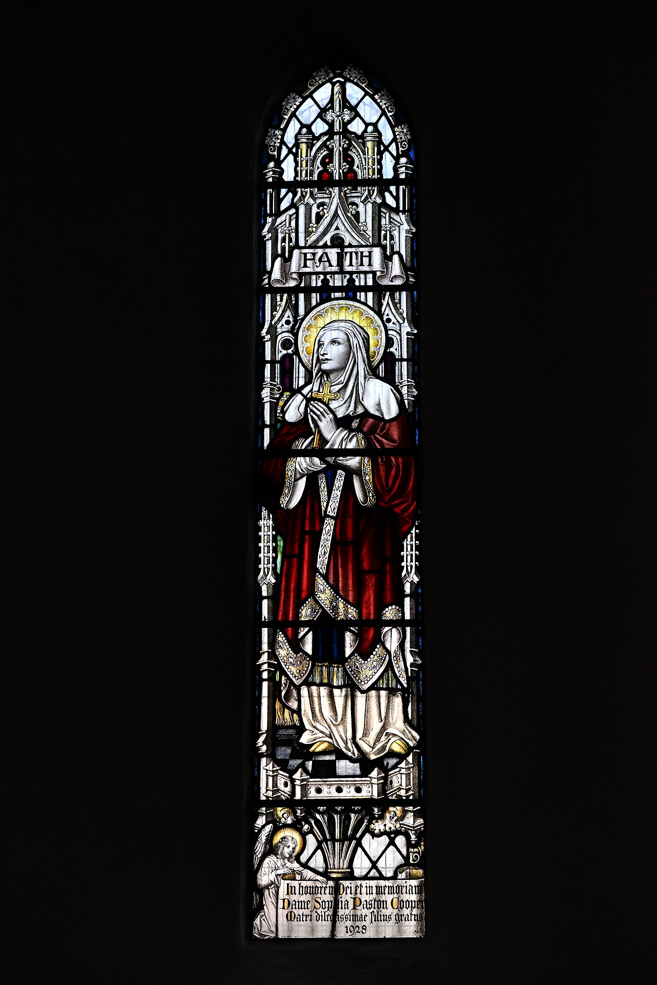 Polebrook, All Saints Church, Dame Sophia Cooper memorial window