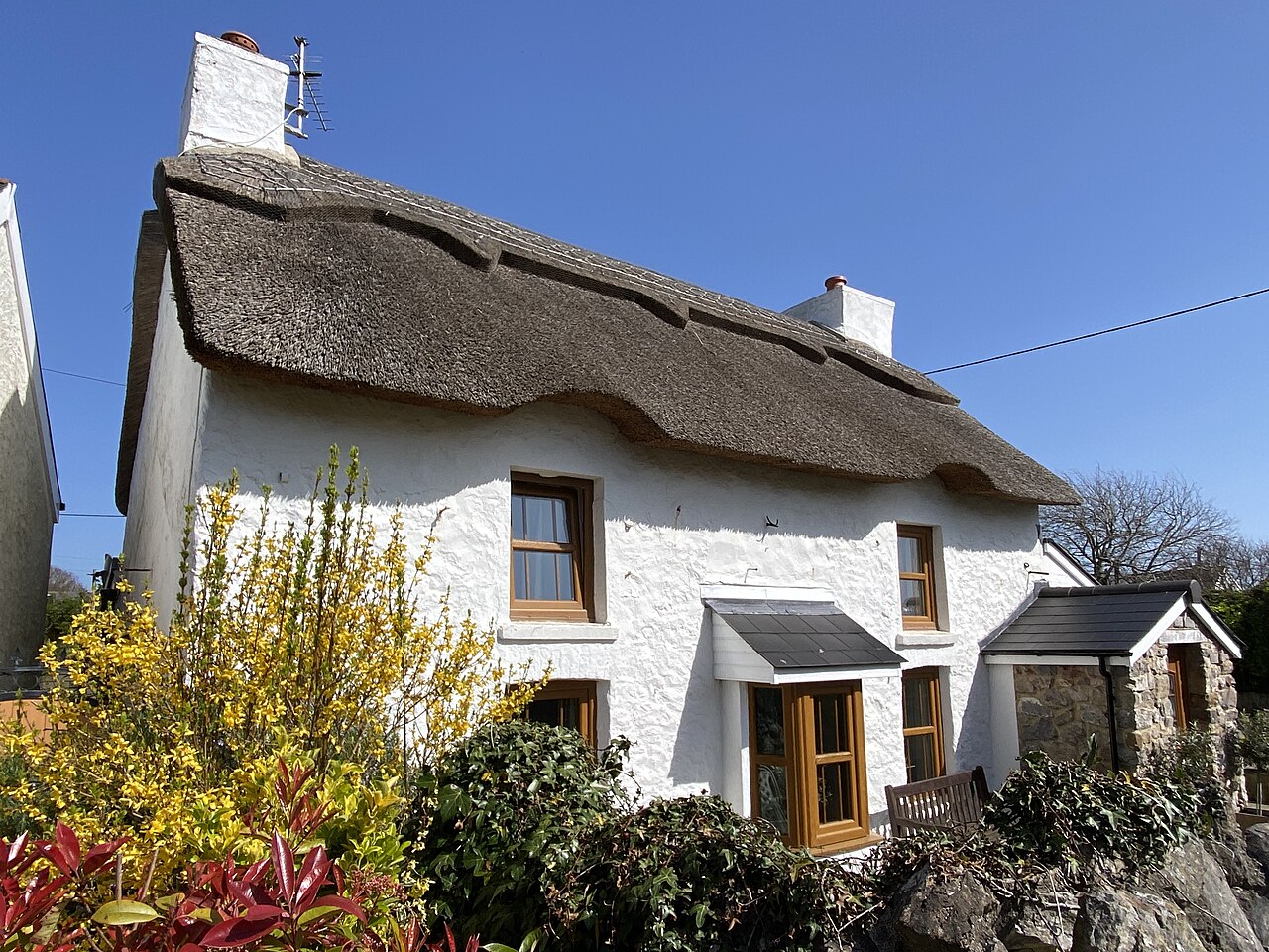 Thatched cottage in Port Eynon
