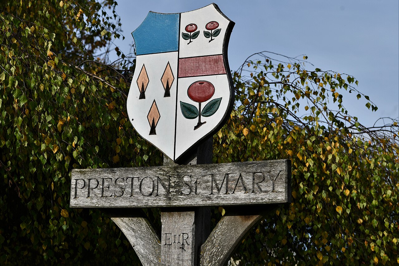 Preston St Mary Village Sign