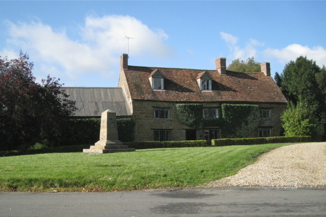 Village green and war memorial, Priors Hardwick