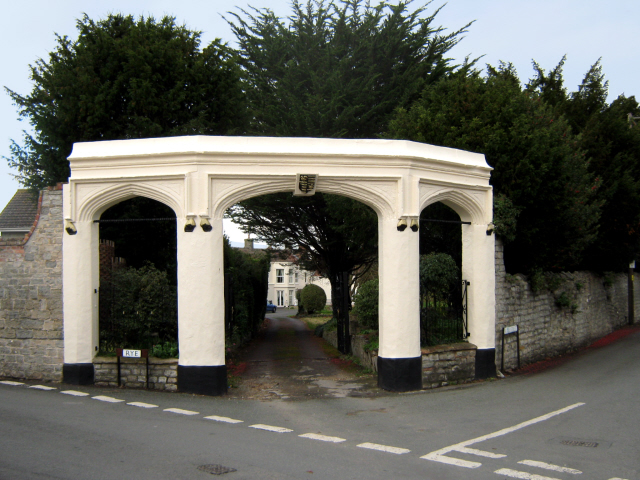 Archway into Puriton Manor House