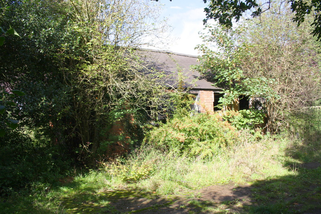 Overgrown outbuilding at No. 1580 Melton Road,'Staverton House'