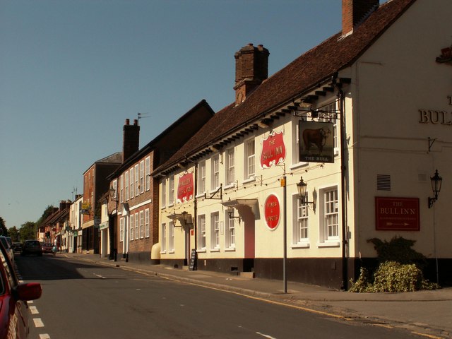 'The Bull Inn' on the High Street in Redbourn