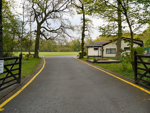 Entrance to Village Hall and Recreation Ground, Rufford