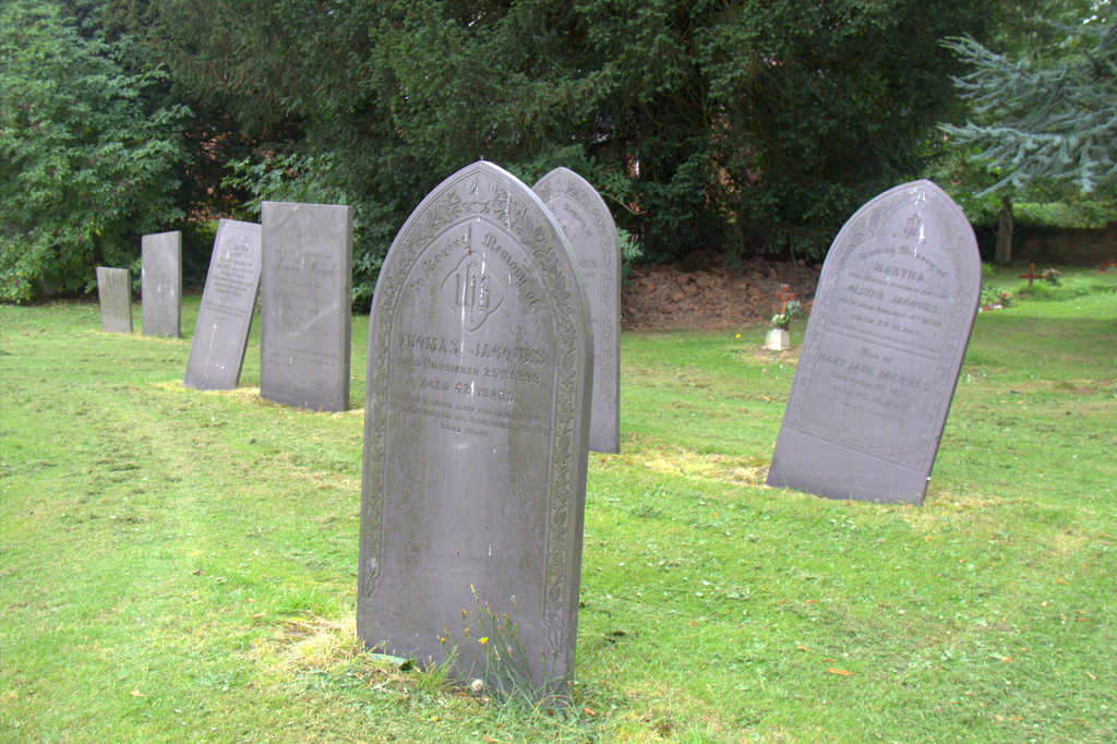 Slate Gravestones, St Peter's Church, Shackerstone, Leicestershire