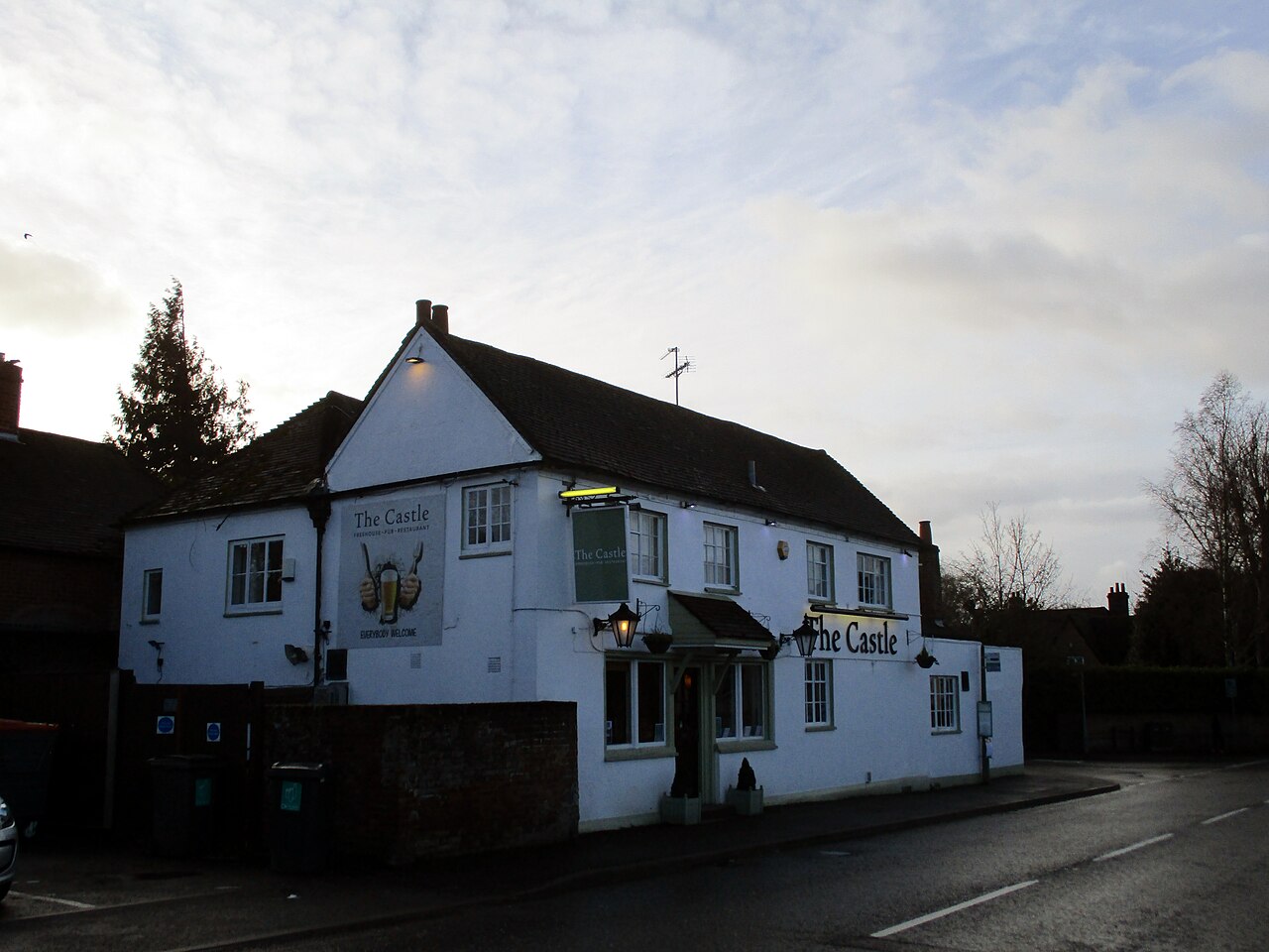 The Castle pub, Donnington, Berkshire