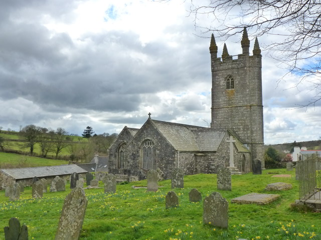 Sheepstor Church and churchyard