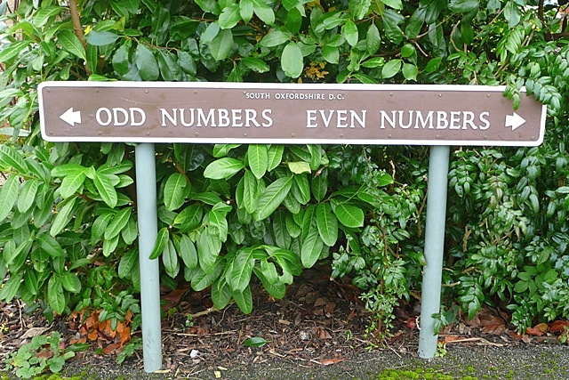 Street sign at Sonning Common, Oxfordshire
