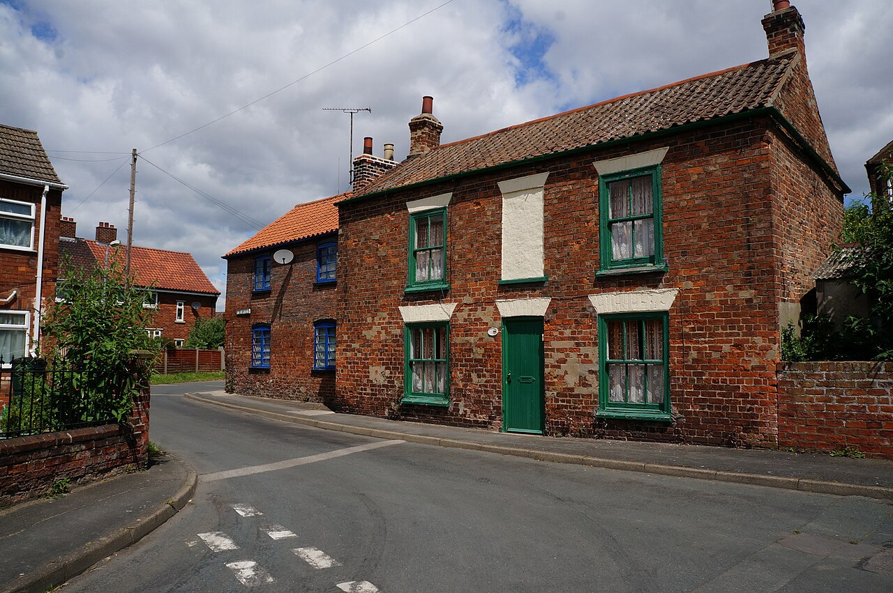Houses on Low Street, South Ferriby