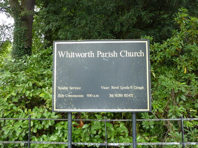 Whitworth Parish Church, Sign